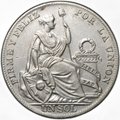 Монета 1 соль 1935 Перу