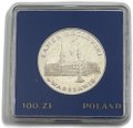 Монета 100 злотых 1975 Королевский замок в Варшаве Польша