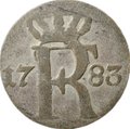 Монета 1/24 талера 1783 A - Берлин. звезды Пруссия Германия