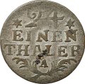 Монета 1/24 талера 1783 A - Берлин. звезды Пруссия Германия
