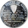 Монета 1 доллар 1993 50 лет высадке союзников в Нормандии День Д США