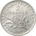 Монета 2 франка 1917 Франция