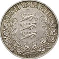 Монета 1 крона 1933 10-й песенный фестиваль Эстония