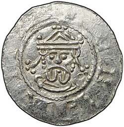 фото для Монета Денарий 1068-1077 Экберт II Эмнигем Фрисландия Нидерланды Аверс