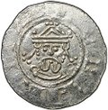 Монета Денарий 1068-1077 Экберт II Эмнигем Фрисландия Нидерланды