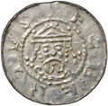 Монета Денарий 1068-1077 Экберт II Гаррелсвер Фрисландия Нидерланды