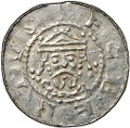 Монета Денарий 1068-1077 Экберт II Гаррелсвер Фрисландия Нидерланды