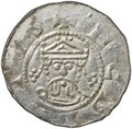 Монета Денарий 1068-1077 Экберт II Доккум Фрисландия Нидерланды