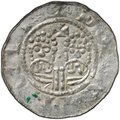 Монета Денарий 1068-1077 Экберт II Доккум Фрисландия Нидерланды