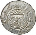 Монета Денарий 1068-1077 Экберт II Доккум Фрисландия Нидерланды