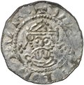 Монета Денарий 1068-1077 Экберт II Леуварден Фрисландия Нидерланды