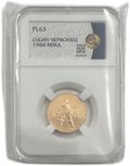 Монета Один червонец 1980 ММД Сеятель слаб ННР PL 63 proof-like