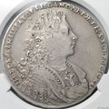Монета 1 рубль 1728 слаб CPRC VF Det.