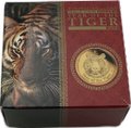 Монета 15 долларов 2010 Год Тигра PROOF Лунар Австралия (коробка)