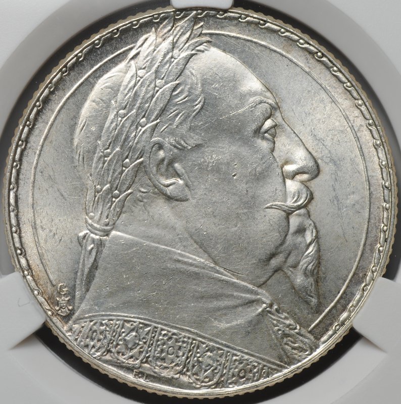 Монета 2 кроны 1932 300 лет со дня смерти Густава II Адольфа Швеция слаб CPRC MS 64