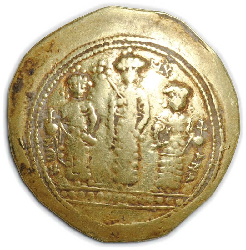 Монета Гистаменон номисма 1068-1071 Роман IV Диоген Византия