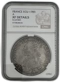 Монета 1 экю 1783 A Париж Франция слаб CPRC XF Det.