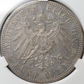 Монета 5 марок 1903 50 лет правлению Эрнста I Саксен-Альтенбург Германия слаб CPRC PF Det.