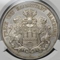Монета 5 марок 1913 Гамбург Германия слаб CPRC MS 62