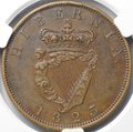 Монета 1 пенни 1823 Ирландия слаб CPRC XF 40 BN