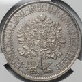 Монета 5 рейхсмарок (марок) 1927 A Берлин Дуб Германия слаб CPRC AU 50