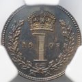 Монета 1 пенни 1905 Maundy PL Великобритания слаб CPRC MS 64