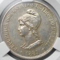 Монета 500 реалов 1889 Бразилия слаб CPRC MS 61