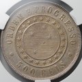 Монета 500 реалов 1889 Бразилия слаб CPRC MS 61
