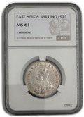 Монета 1 шиллинг 1925 Британская Восточная Африка слаб CPRC MS 61