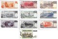 Банкноты 1, 5, 10, 20, 50, 100, 500, 50000, 100000, 500000, 1000000 песо 1973-1981 Аргентина