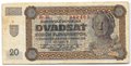 Банкнота 20 крон 1939 Cловакия