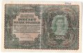 Банкнота 500 марок 1919 Польша