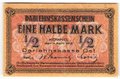 Банкнота 1/2 марки 1918 Ковно (Каунас) оккупация Германии Литва
