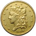 Монета 5 долларов 1834 новый тип США