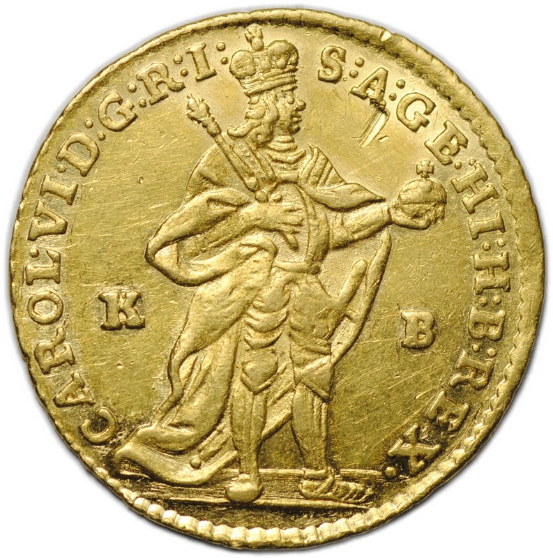 Монета 1 дукат 1738 KB Венгрия