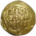 Монета Гиперперон 1185-1195 Исаак II Ангел Византия