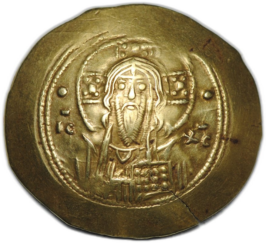 Монета Гистаменон номисма 1071-1078 Михаил VII Дука Византия