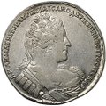 Монета 1 рубль 1733