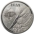 Монета 1 рубль 2009 Белый аист ЕврАзЭС Беларусь