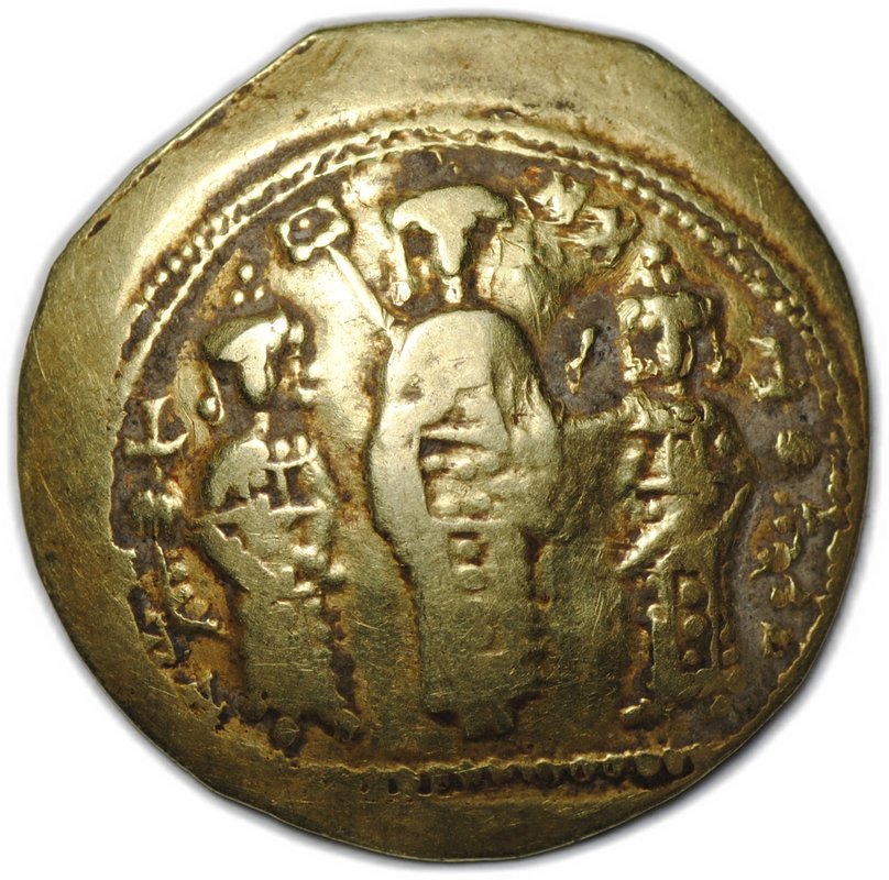 Монета Гистаменон номисма 1068-1071 Роман IV Диоген Византия