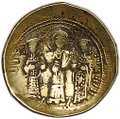 Монета Гистаменон номисма 1068-1071 Роман IV Диоген Византия