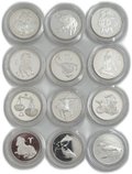 Полный комплект 2 рубля 2002-2003 ММД/СПМД Знаки зодиака 12 монет