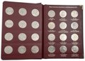 Полный набор юбилейных 1, 3, 5 рублей 1965-1991 64 монеты СССР в альбоме Альбонумизматико