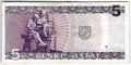 Банкнота 5 лит 1993 Литва