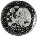 Монета 100 долларов 2008 Чемпионат Европы по футболу УЕФА Либерия