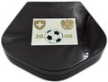 Монета 100 долларов 2008 Чемпионат Европы по футболу УЕФА Либерия
