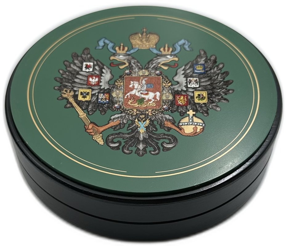 Монета 100 долларов 2013 400 лет дому Романовых Острова Кука