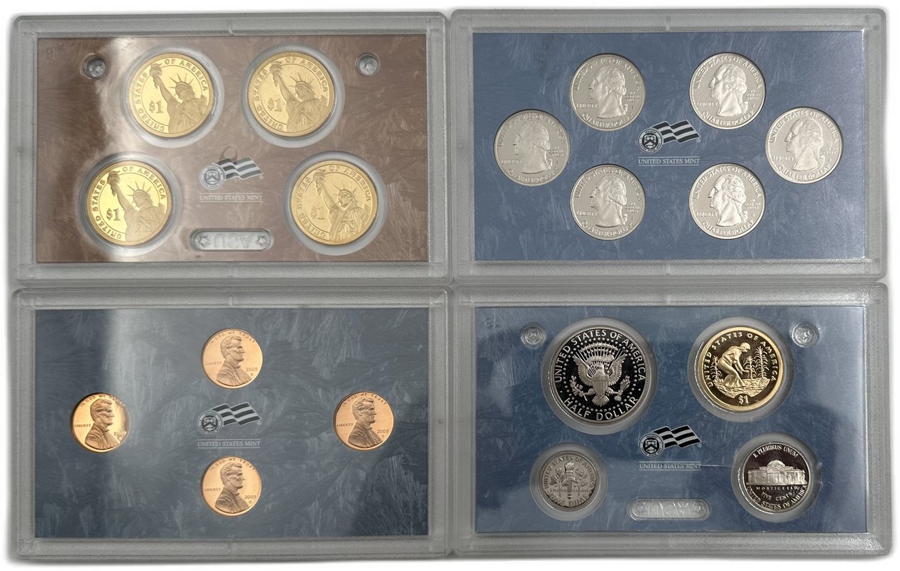 Годовой набор монет США 2009 PROOF