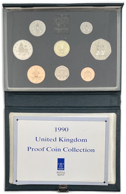 Годовой набор монет 1990 PROOF Великобритания
