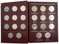 Полный набор (комплект) 1, 3, 5 рублей 1992-1995 Молодая Россия 36 монет PROOF / АЦ в альбоме Альбонумизматико